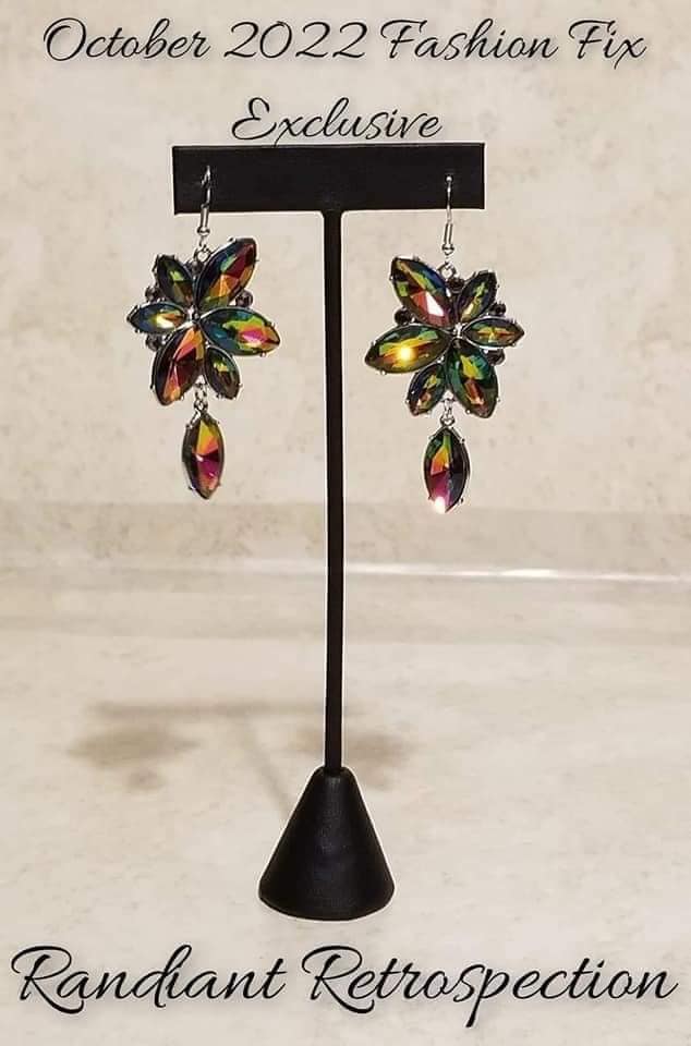 Radiant Retrospection Multi Paparazzi October 2022 Fashion Fix Earrings
