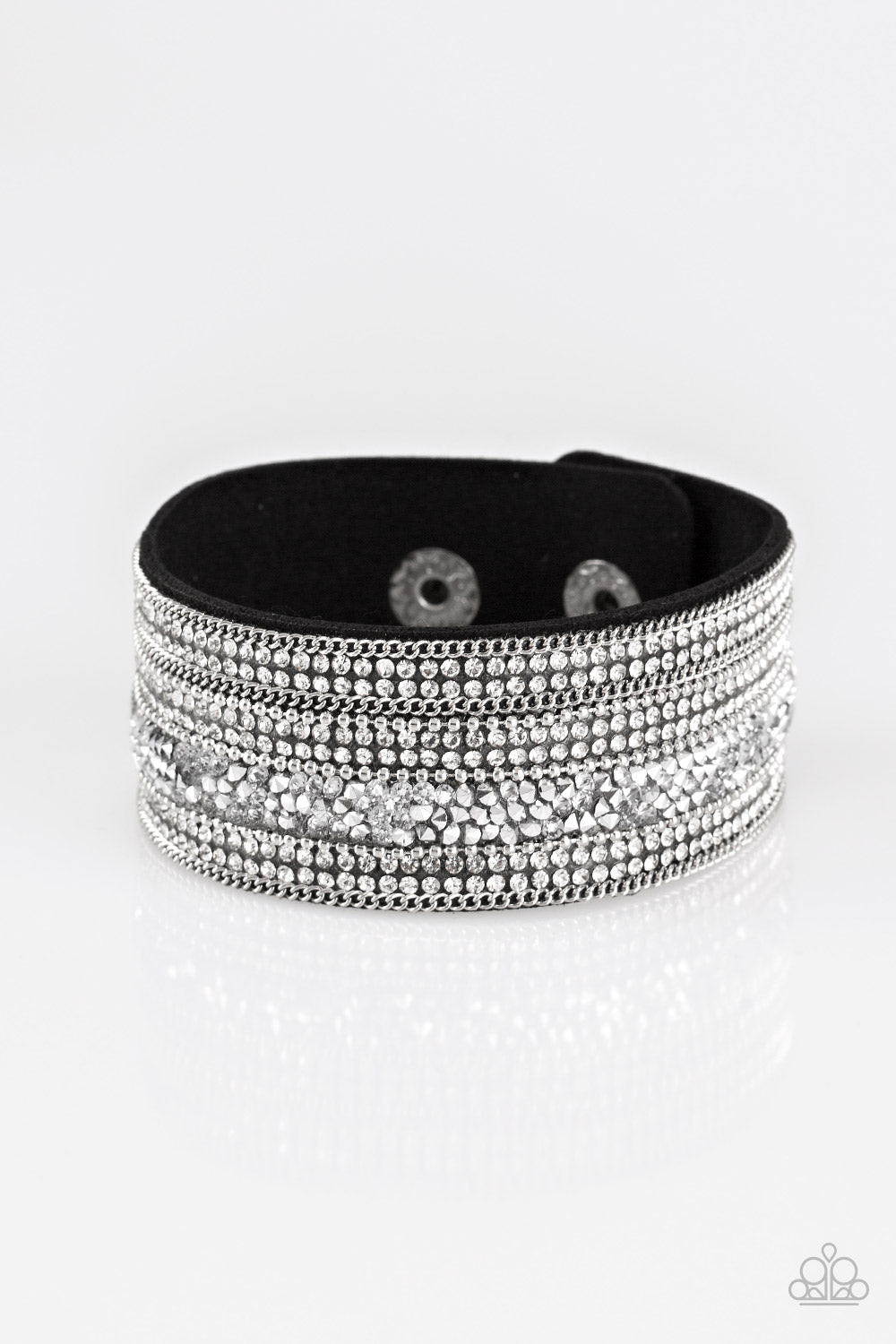 Really Rock Band - Black Paparazzi Bracelet