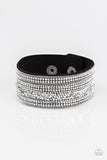 Really Rock Band - Black Paparazzi Bracelet
