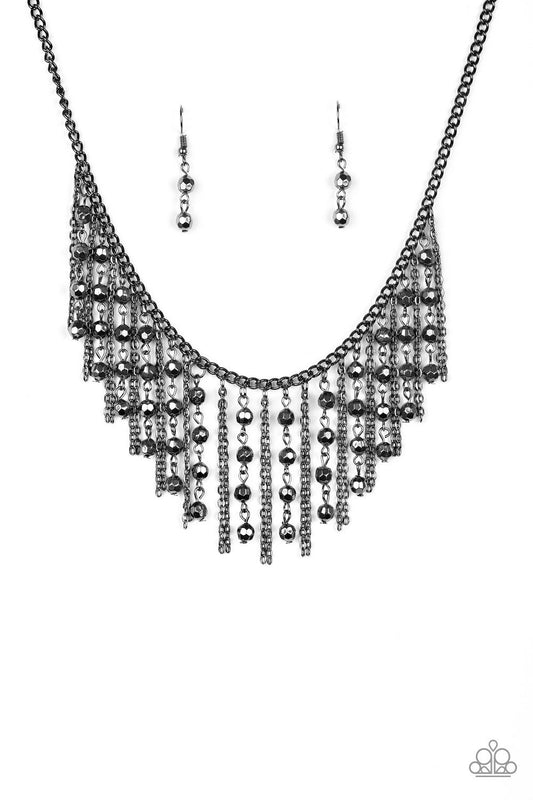 Rebel Remix - Black Paparazzi Necklace
