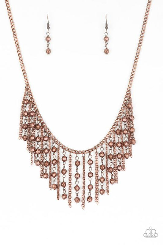 Rebel Remix Copper Paparazzi Necklace