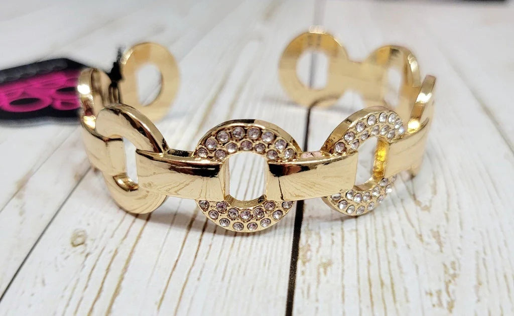 Revolutionary Romantic Gold Paparazzi Bracelet