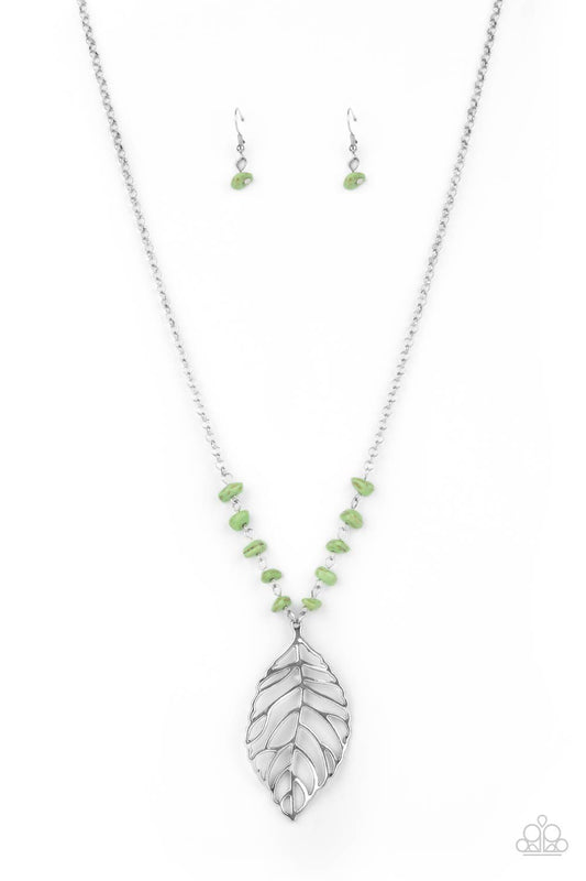 Roaming the Riverwalk - Green Paparazzi Necklace
