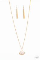 Show and SHELL Gold Paparazzi Necklace