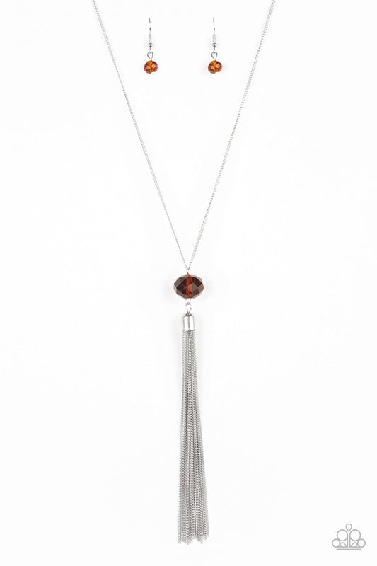 Socialite of the Season Brown Paparazzi Necklace