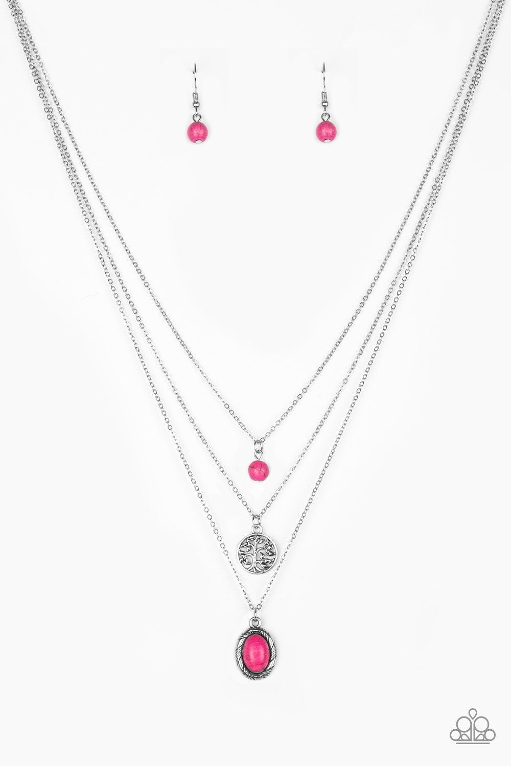 Southern Roots Pink Paparazzi Necklace
