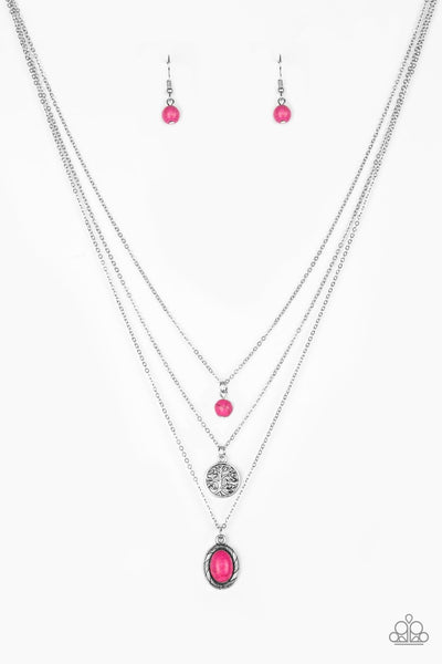 Southern Roots Pink Paparazzi Necklace