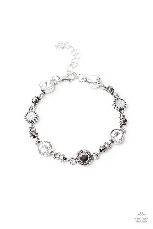 Paparazzi Stargazing Sparkle White Bracelet