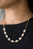 Starlit Socials Gold Paparazzi Necklace