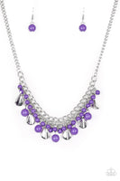 Summer Showdown - Purple Paparazzi Necklace