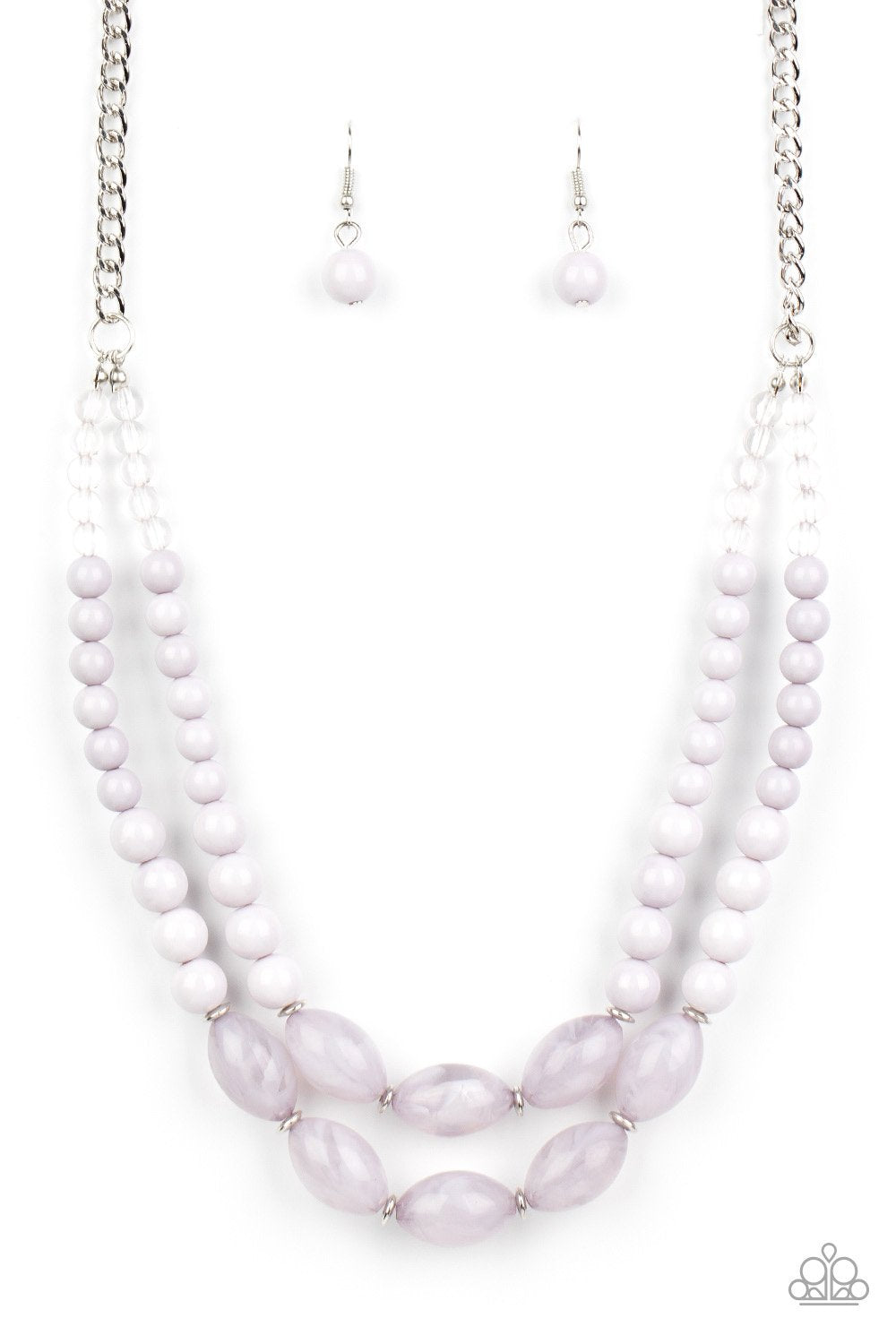 Sundae Shoppe Silver Paparazzi Necklace