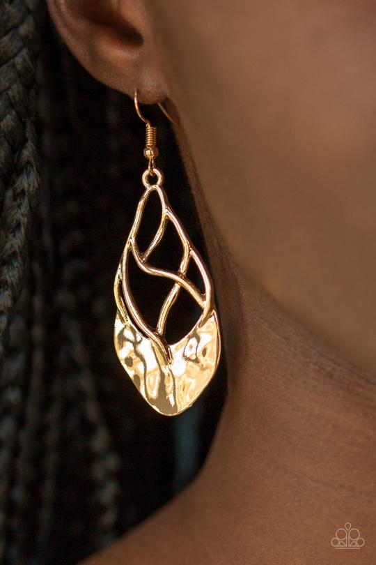 Super Swanky Gold Paparazzi Earrings