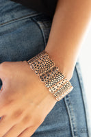 Texture Takedown Copper Paparazzi Bracelet