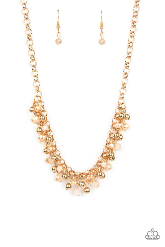 Trust Fund Baby Gold Paparazzi Necklace