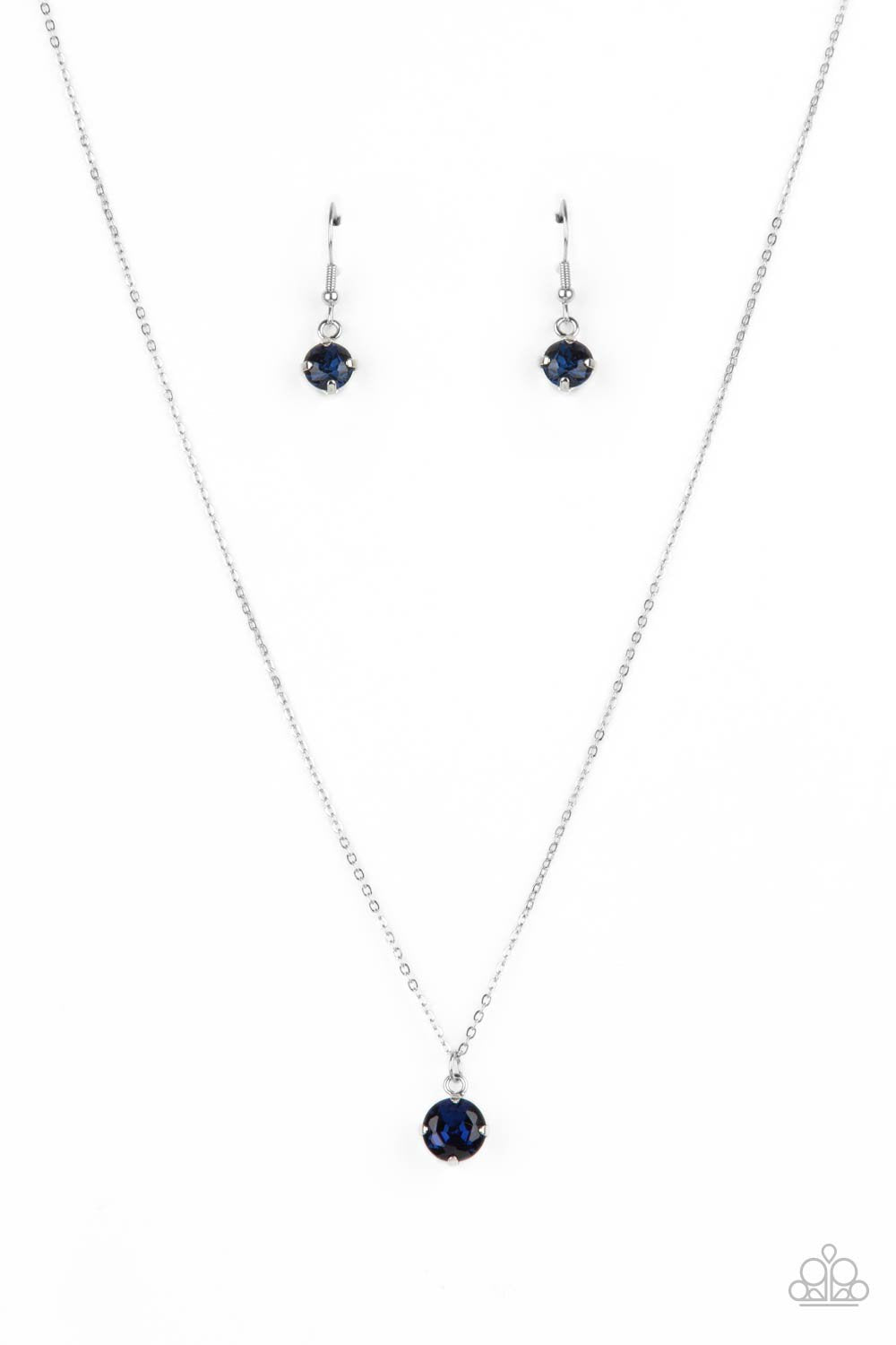 Undeniably Demure Blue Paparazzi Necklace