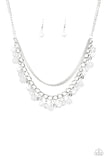 Wait and Sea White Paparazzi Necklace
