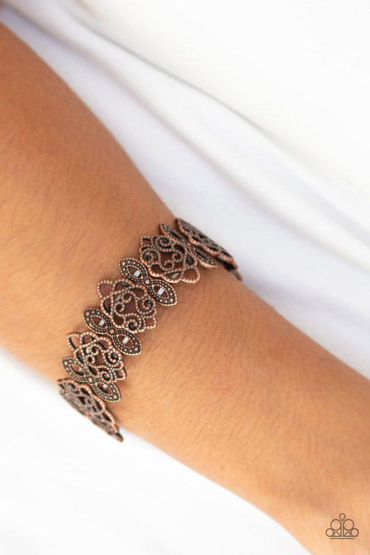 When Yin Met Yang - Copper Paparazzi Bracelet