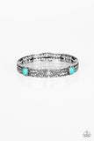 Paparazzi Wild West Story Blue Bracelet