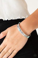 Paparazzi Wild West Story Blue Bracelet