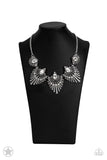 Miss YOU-niverse - Silver Paparazzi Blockbuster Necklace