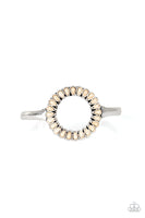 Divinely Desert - White Paparazzi Cuff Bracelet