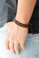 Paparazzi Boondocks and Bonfires Brown Urban Bracelet