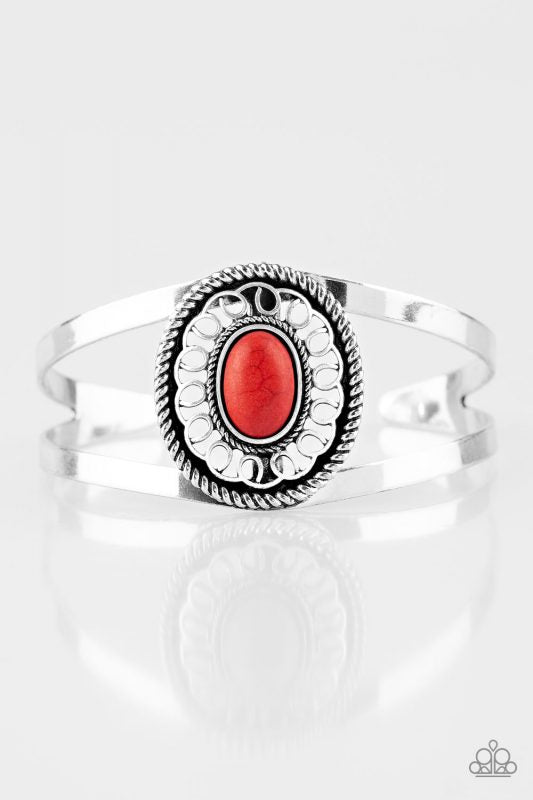 Deep in the Tumbleweeds Red Paparazzi Bracelet