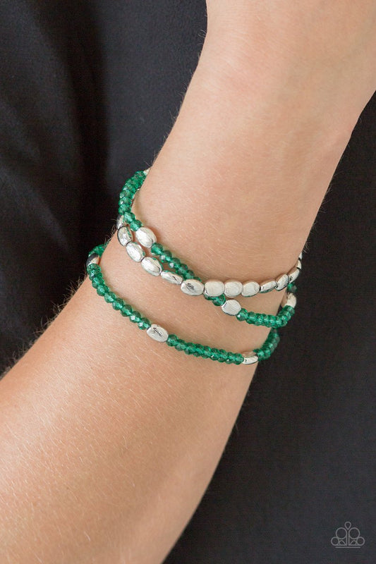 Hello Beautiful Green Paparazzi Bracelet