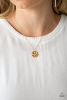 Home is Where Mom Is Gold Paparazzi Necklace