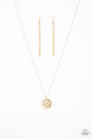 Home is Where Mom Is Gold Paparazzi Necklace
