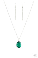 Paparazzi Icy Opalescence Green Necklace