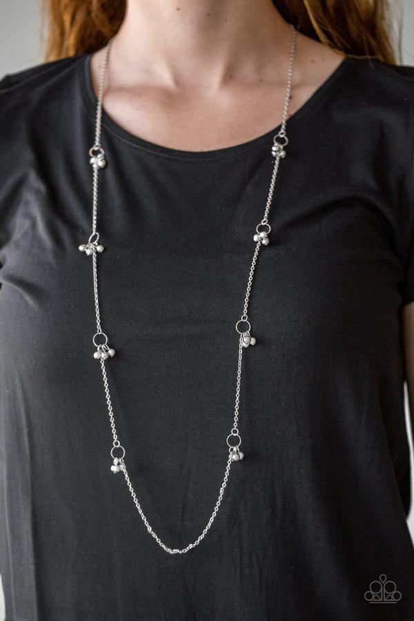 House Party Posh White Paparazzi Necklace