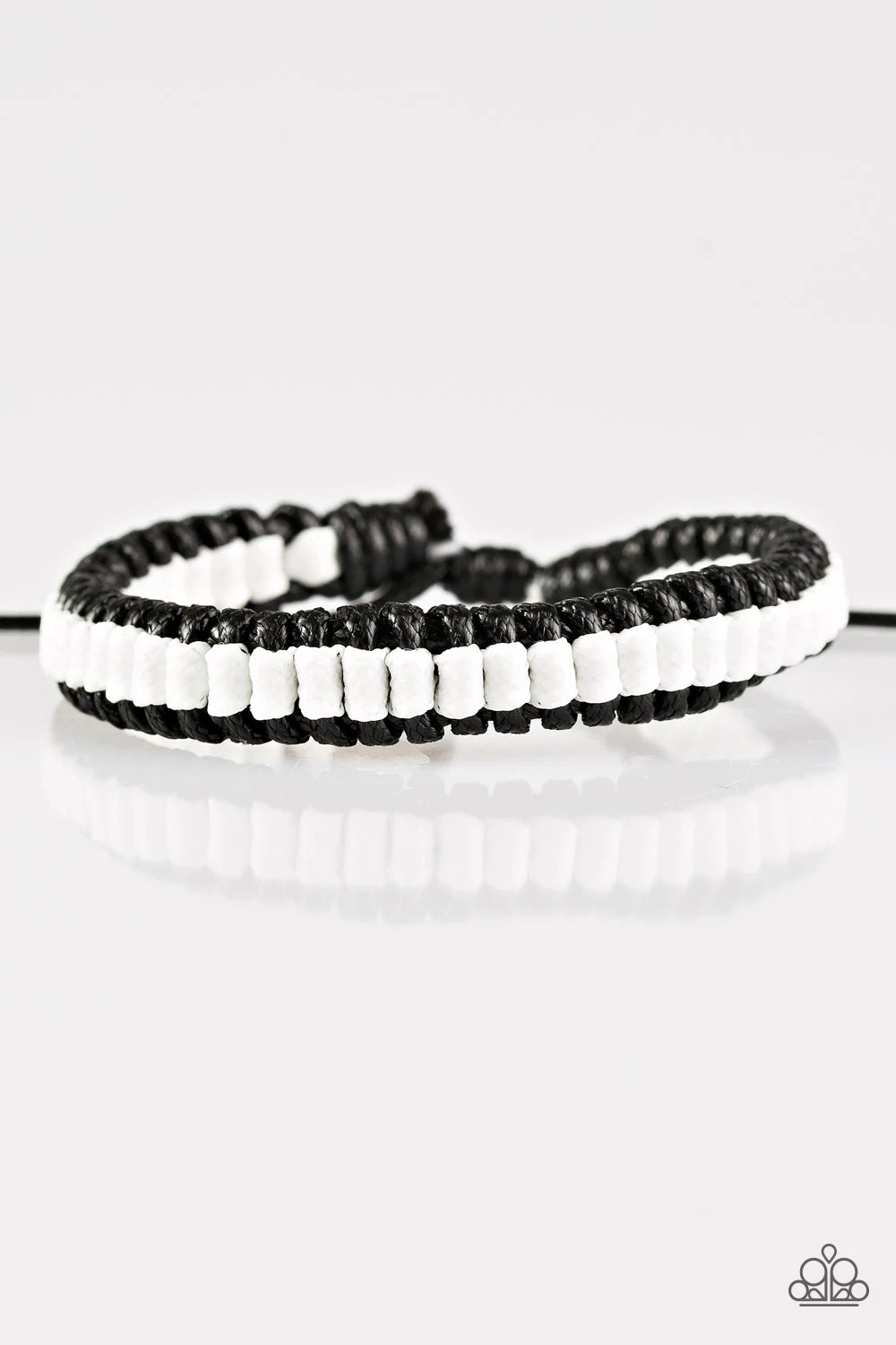 Trail Tracker - White Paparazzi Urban Bracelet