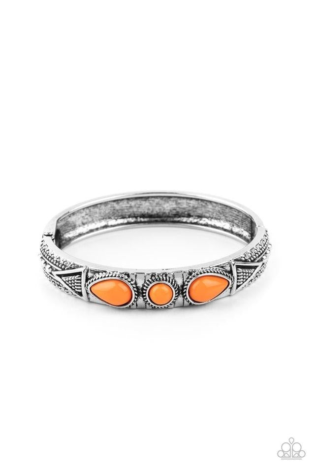 Radiant Ruins Orange Paparazzi Bracelet