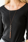 Ready, Set , Geo Brass Paparazzi Necklace