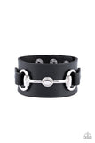 Biker Band Black Urban Bracelet