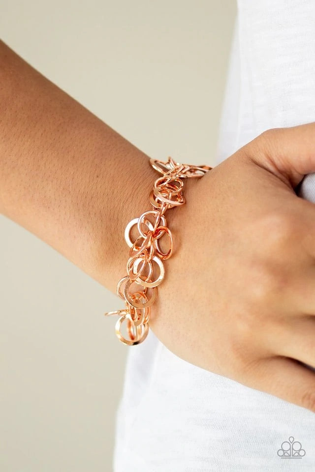 Noise Control Copper Paparazzi Bracelet