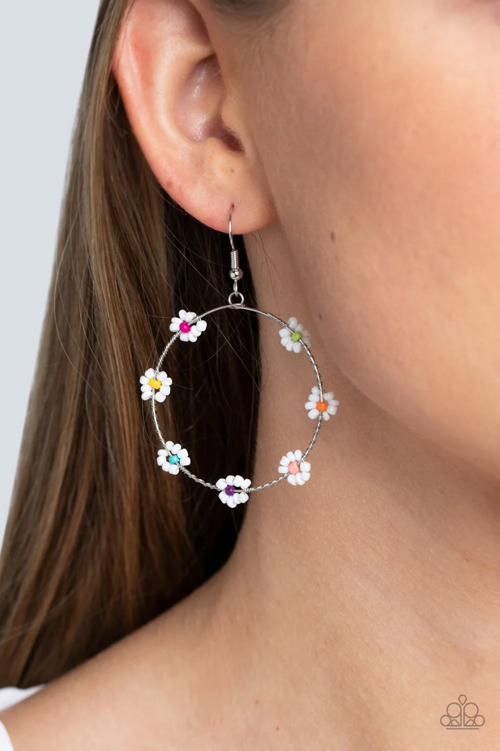 Dainty Daisies Multi Paparazzi Earrings