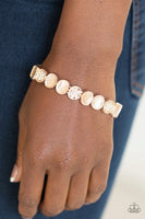 Dainty Queen Rose Gold Paparazzi Bracelet