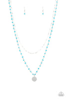 Dainty Demure –Blue Paparazzi Necklace