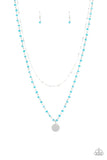 Dainty Demure –Blue Paparazzi Necklace