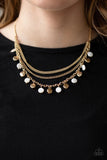 Beach Flavor - Gold Paparazzi Necklace