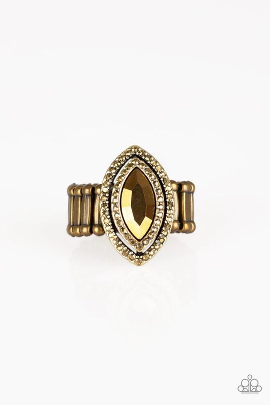 Modern Millionaire Brass Paparazzi Ring