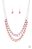 Dainty Distraction Orange Paparazzi Necklace