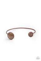 Brilliantly Basic - Copper Paparazzi Cuff Bracelet