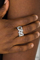 Can Only Go UPSCALE From Here - white - Paparazzi ring