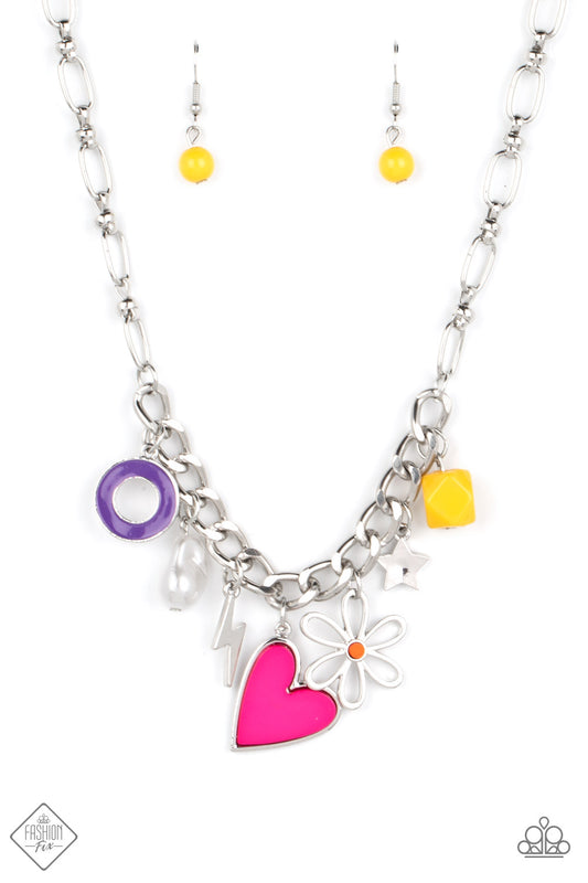 Living in CHARM-ony - Multi Paparazzi Fashion Fix Necklace