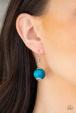 Panama Panorama - Blue Wooden Paparazzi Necklace