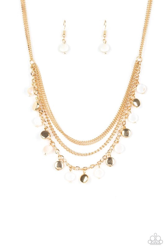Beach Flavor - Gold Paparazzi Necklace