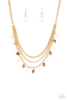 Beach Flavor - Gold Paparazzi Necklace